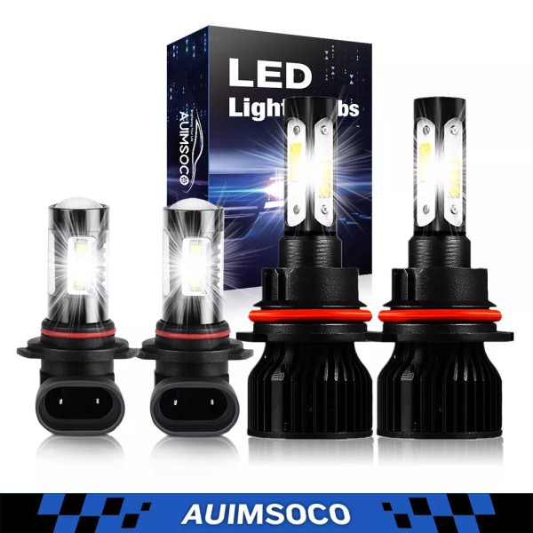 AUIMSOCO For Ford F-350 1998-2004 Led Headlights Hi Lo Beam