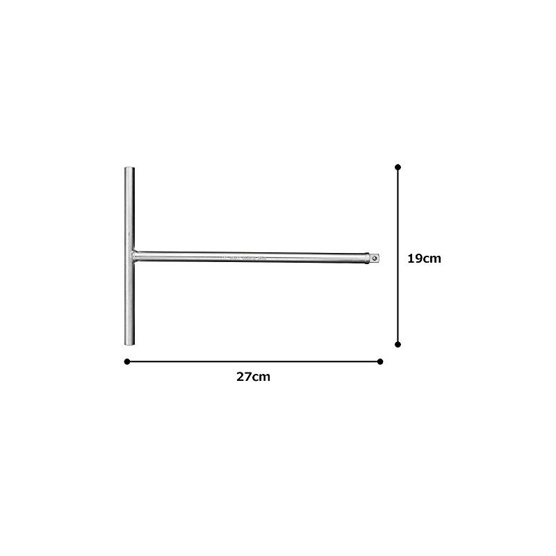 TONE TH3270 T-Shaped Handle 3/8 inch Drive Angle 0.37 inch