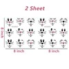 18 Pcs Easter Bunny Face Vinyl Decals - Bunny Faces