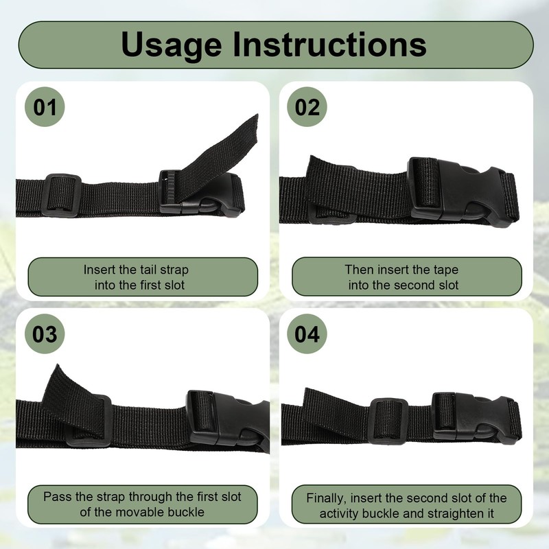 Arvoni 2 Pcs Backpack Chest Strap, waist pack extender, Backpack