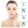 Jakuva 30 Pares De Mascarillas De Colágeno De Oro De