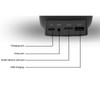 3 in 1 Bluetooth Speaker PC ABS Alarm Clock with