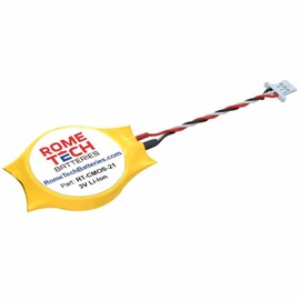 Rome Tech CMOS Battery for Lenovo ThinkPad X60 X60s X61 X61s X200 X201 X201i X200s X200si - Laptop Backup BIOS RTC 3V CR2032 Battery with 3 Pin 3 Wire Cable (5-Pack)
