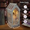 Montidey DIY Book Nook Kit, DIY Dollhouse Booknook Bookshelf Insert