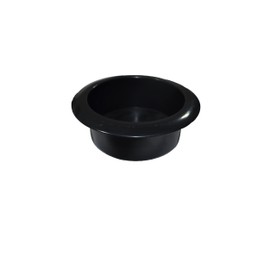 FR Universal Replacement Black Plastic Cup Holder, 3 1/2" Diameter