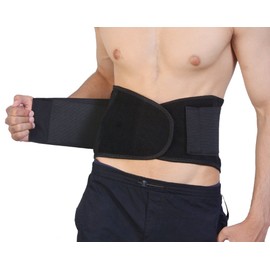 Neoprene 20 Health Magnets Back Waist Lumbar Support PAD Brace Belt - Medium