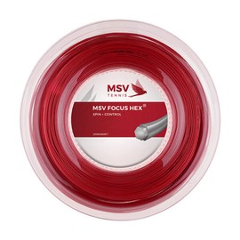 MSV Focus-Hex String Reel - Red, 1.23 Mm
