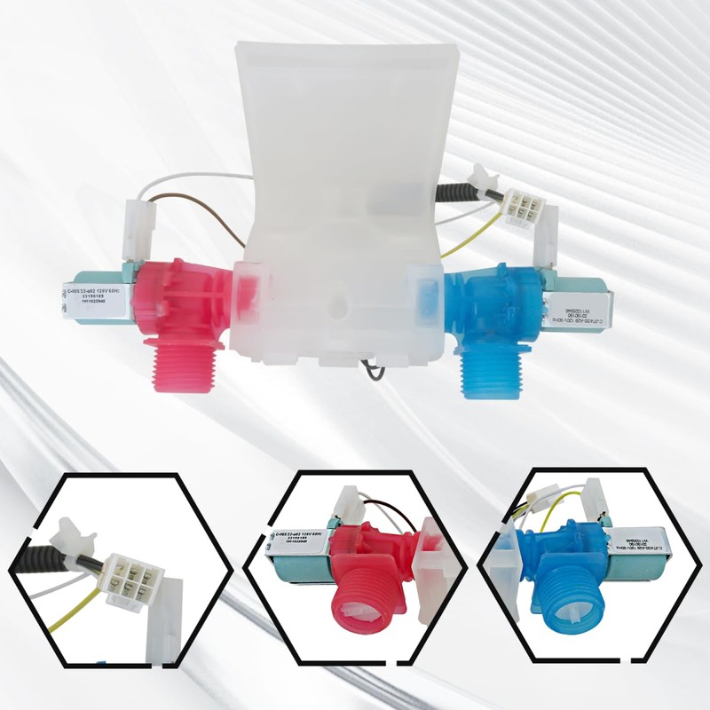 WELURE W10144820 Washer Water Inlet Valve Washing Machine Compatible for