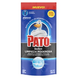 Pato Limpiador de Baño Líquido, Limpieza Poderosa, Repuesto 500ml