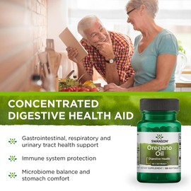 Swanson Oregano Oil 10:1 Extract 150 mg 120 Sgels
