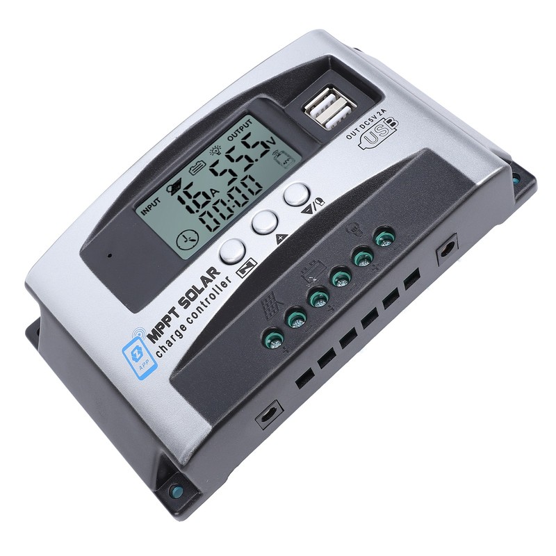 MPPT Solar Charge Controller Bluetooth App Control 12V 24V 36V