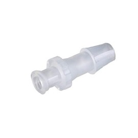 BleedZone - Female Luer Lock Connector - 1/4" Hose Barb Fittings PP Polypropylene Hose, 25x Luer Lock Adapter for Laboratory Equipment, Luer Lock Syringe, Female Hose Connector, Luer Hose Barb Adapter