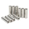 20Pcs M6 Female Thread Coupling Nut Practical Rustproof Stainless Steel