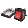 Heschen High Current Rocker Switch, 30A 250VAC, ON-OFF 2 Positions,