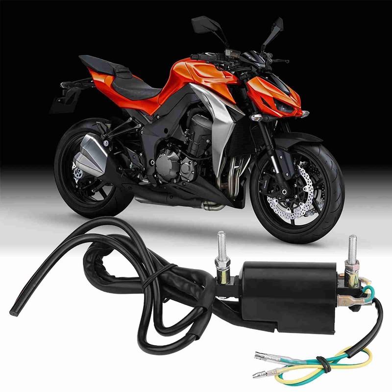 Motorcycle Accessory Ignition Coil Kit with 4 caps for KZ,