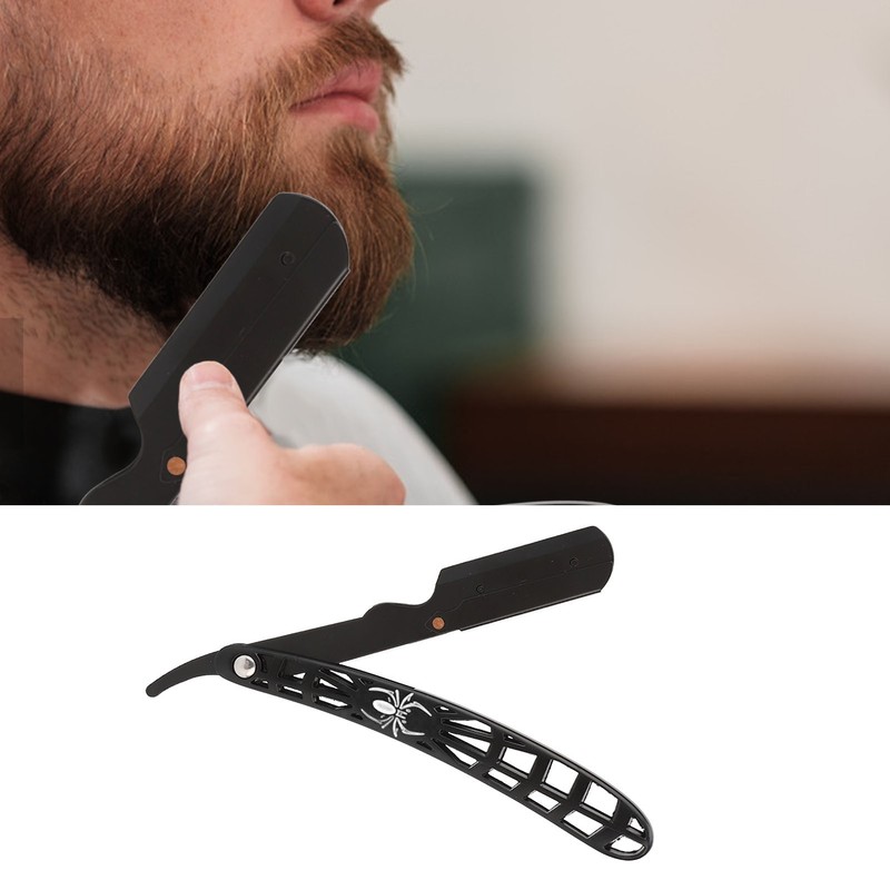 Straight Edge Razor Holder Men Professional Hollow Handle Manual Shaver
