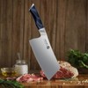 FINTISO Cleaver Knife 7 In, Kitchen Butcher Knife with G10