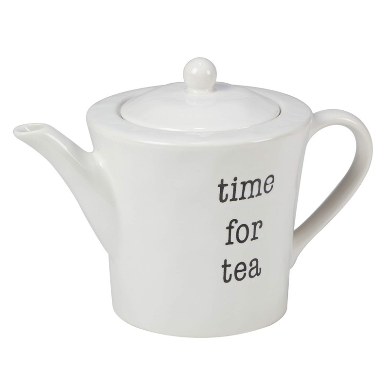 Certified International Just Words 32 oz. Teapot, Multicolor