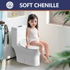 Baahrnom Microfiber Elongated Toilet Seat Cover 19.5"x 15" Machine Washable