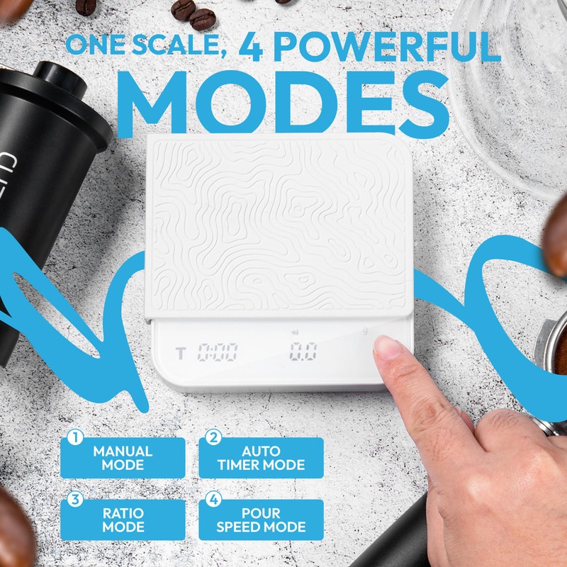 Mini Coffee Scale with Timer – Digital Barista Weight Scale