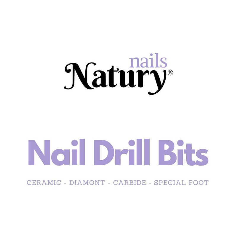 Natury Nails Set mit 2 Stück Diamantfräser für Nagelfräser, 2,7