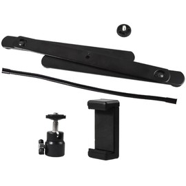 KOMBIUDA Phone Tripod Stand with Overhead Mount Flexible Hose and Slip Base for Video Recording and Live Streaming Compatible with Smartphones