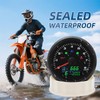 MH 85mm 3-3/8" Motorcycle Gauge 8000RPM Tachometer Speedometer 0-299 MPH/KM