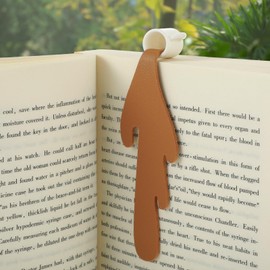 Ymapinc Spilled Coffee Bookmark, Cute Bookmarks for Reading Cool Book Marks Funny Spill Coffee Cup Book Markers Women Men Gift for Book Lovers Bookworm Coffee Lovers