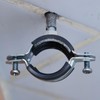 PATIKIL Split Ring Pipe Hanger, 2Pcs 6"(150mm) Zinc Plated Iron
