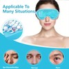Eye Mask Cooling Glasses Reusable Cooling Eye Mask for Dark
