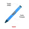 Baco | Crayones Jumbo Triangular - Caja con 24 Piezas,