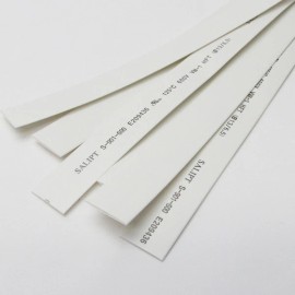 Salipt 1/2" ID White Heat Shrink Tube 2:1 ratio 0.5" wrap (6x9"= 4ft) inch/feet/to 13mm