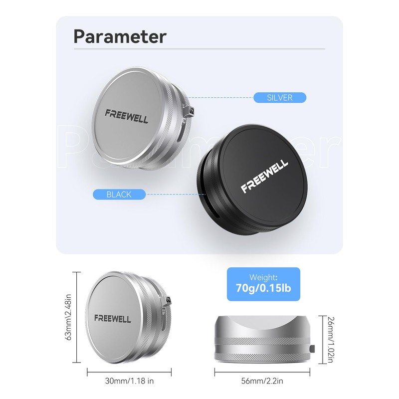 Freewell CPL/GMIST (1/4) Filter Kit with Lens Hood for Fuji