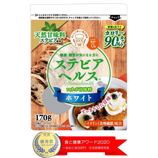 Nippon Ricos Stevia Health, White, 6.0 oz (170 g) x
