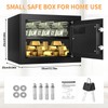 Small Safes for Home Use, 1.2 Cubic Feet Safety Box,