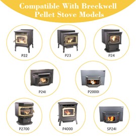 Adviace Replacement A-E-027 Combustion Blower Fan With Housing for Breckwell P23, P22, P24, P24I, P4000, P2000I, P2700, P2000, P23I, SP1000, P1000, SP22, SP23 Pellet Stoves, US Stove 5040 Pellet Stove