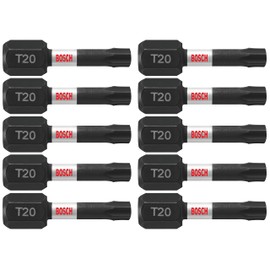 BOSCH ITT20102 2-Pack 1 In. Torx #20 Impact Tough Screwdriving Insert Bits