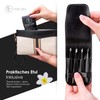 Eyebrow Tweezers Set with Case (4-Piece), Improved Tip, Tweezers, Eyebrow