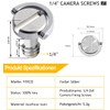 1/4 Inch Screws Camera Screw Camera Mounting Screw 5 Pieces