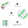 VILLCASE 1 Roll/300pcs Calibration Stickers for NIST Calibration QC Approval