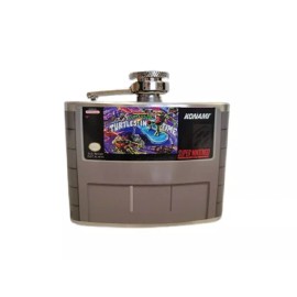 Unbranded TMNT Turtles In Time SNES Theme 4 oz Hip Flask