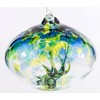 Orb Tree of Life Large Glass Globe - Sea Green