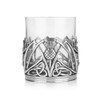 AE Williams Stunning Pewter Stag & Scottish Thistle Whisky Tumbler