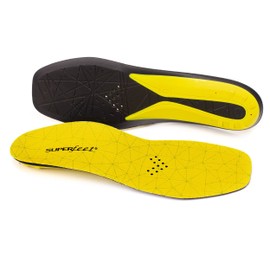 Superfeet Unisex's Comfort for Improved Fit, Hockey Skate Insole, Yellow, J (Junior UK 11-12.5)