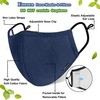 Euroca 4-Layer Cloth Face Mask Reusable Washable Adjustable for Adult