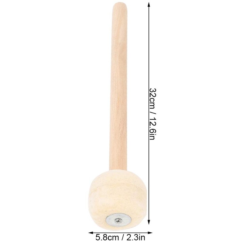 Drum Stick Wool Felt Drum Mallets with Wooden Handle Precussion