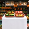 Wolkemer 2 Pack Open Back Fitted Tablecloth Square 34x34 Inch,