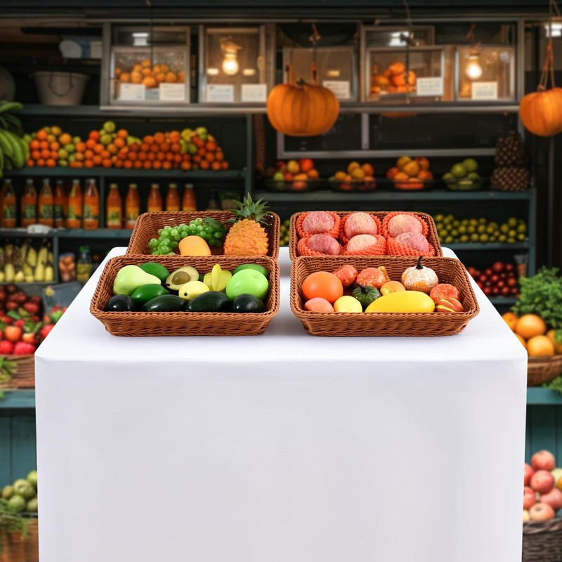 Wolkemer 2 Pack Open Back Fitted Tablecloth Square 34x34 Inch,