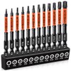 12-Pack Impact Security Torx Bit Set (T5-T40) 3-Inch Long, S2