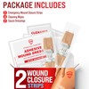 Emergency Wound Closure Strips - 2pk - Laceration Closure Kit